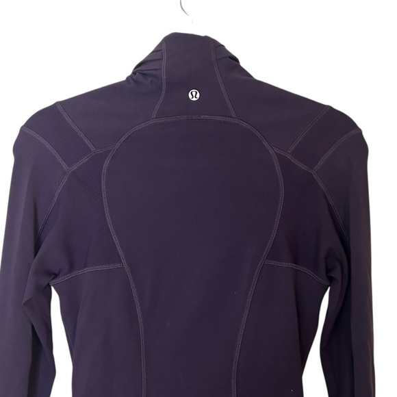 Lululemon Bhakti Yoga Jacket- Black Grape Athletic Jacket- Size 4 - Picture 14 of 15